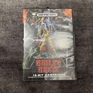 Ghouls 'n Ghosts (Sega Genesis, 1989) Authentic CIB mit Handbuch - getestet! - Bild 1 von 3