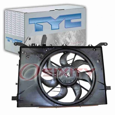 TYC 双散热器和冷凝器风扇组件适用于 2001 - 2003 年沃尔沃 S60 皮带 bz — 第 1/4 张图片