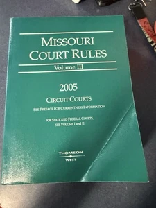 Missouri Court Rules III 2005 Edition - Bild 1 von 1