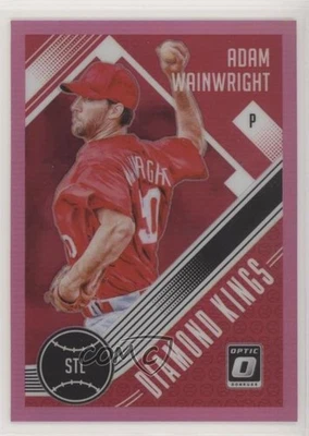 2018 Panini Donruss Optic Diamond Kings Pink Prizm Adam Wainwright #30 - Image 1 of 2