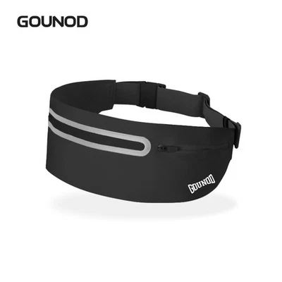 Sports Ultra Slim Fanny Pack Waist Bum Bag Belt Pouch Zip Bag Waterproof Running - Image 1 of 4
