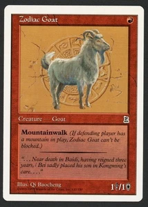 ***English Zodiac Goat*** MTG Portal 3 Kingdoms Kid Icarus - Picture 1 of 2