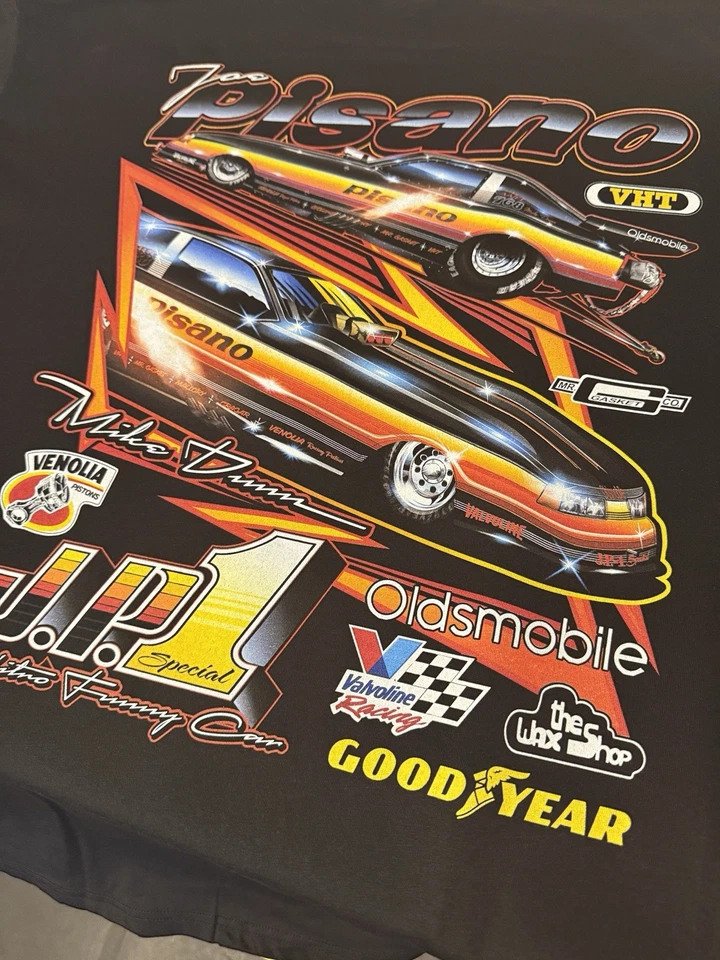 Joe Pisano Mike Dunn JP-1 Special 87 Nitro Funny Car T 恤 (287) — 第 1/4 张图片