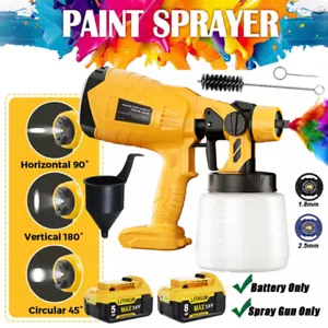 UK For DEWALT 18V Cordless Spray Gun Electric Paint Sprayer / 8000mAh Battery 1L - Picture 1 of 16