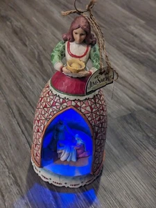 Jim Shore Glory to the Newborn King Nativity Light Diorama Missing Wings 2008 - Picture 1 of 19