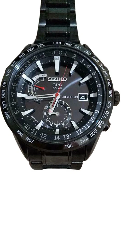 Seiko Astron Men's Black Watch - SBXA047