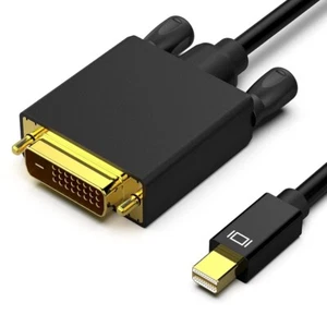 Mini DisplayPort To DVI-D Cable Adapter Converter PC Monitor HDTV MAC 1080P 6FT - Picture 1 of 1