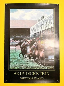 VTG Original Skip Dickstein Saratoga Images Poster 1983 Race Course Track NYRA - Picture 1 of 7