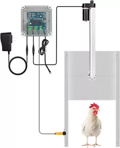 Automatic Chicken Coop Door Light Sensor, Remote Control,Opener-- - Picture 1 of 10