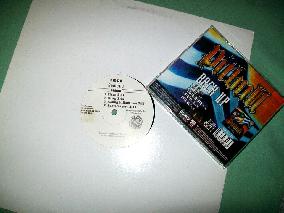 Pitbull Promo Vinyl / CD Menge Santeria Back Up - Bild 1 von 1