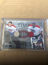 03-04 Parkhurst Original Six Montreal Mem. #MM54 Gump Worsley/Jose Theodore/100