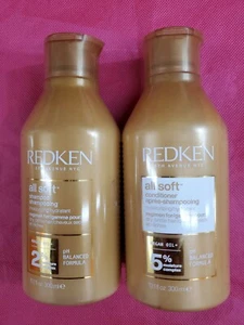 Redken All Soft Shampoo and Conditioner Set  (10.1 oz Each), NEW - Picture 1 of 2