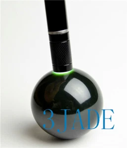 Natural Nephrite Jade Ball / Sphere - Picture 1 of 10