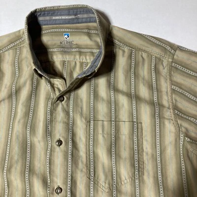 KUHL Hiking Shirt Mens Size Medium Short Sleeve Outdoor Shirt - Image 1 of 4
