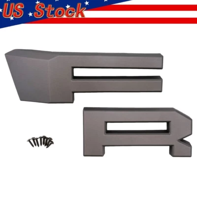 F & R Letters Replacement For 2004-2008 Ford F150 Raptor Style Grill Matte Grey Foto 1 de 4