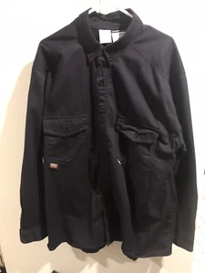 Westex Stanco FR FLAME Resistant Fabric Work Shirt HRC2 CAT2 UltraSoft Navy 2XL - Picture 1 of 4