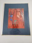 Vintage Marino Marini #20 The Lookers Print Matted and Sealed  7-3/4" x 9-3/4"