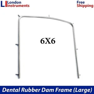 Orthodontic Dental Surgical Rubber Dam Frame Large Autoclavable Stainless Steel - Picture 1 of 5