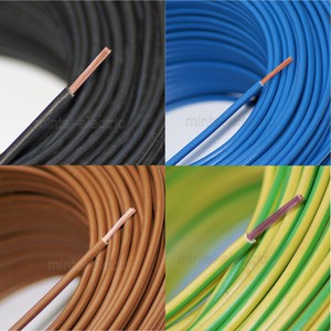 Lapp flexible Verdrahtungsleitung H07V-K schwarz, blau, braun, grün/gelb