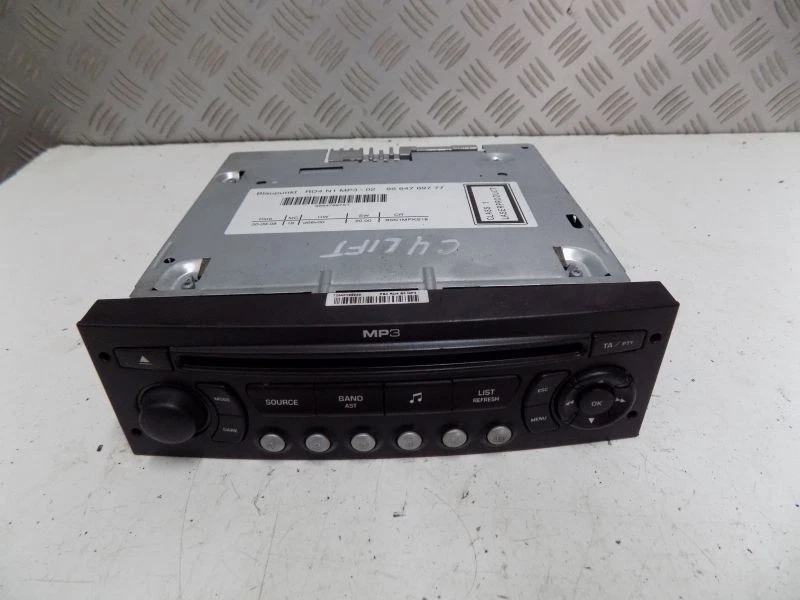 CITROEN C4 C3 C5 RADIO CD CAR AUDIO AUTORADIO 9664769777 - Bild 1 von 1