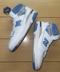 Size 12 - New Balance 650R White Heritage Blue Men BB650RCK High Tops - Picture 1 of 20