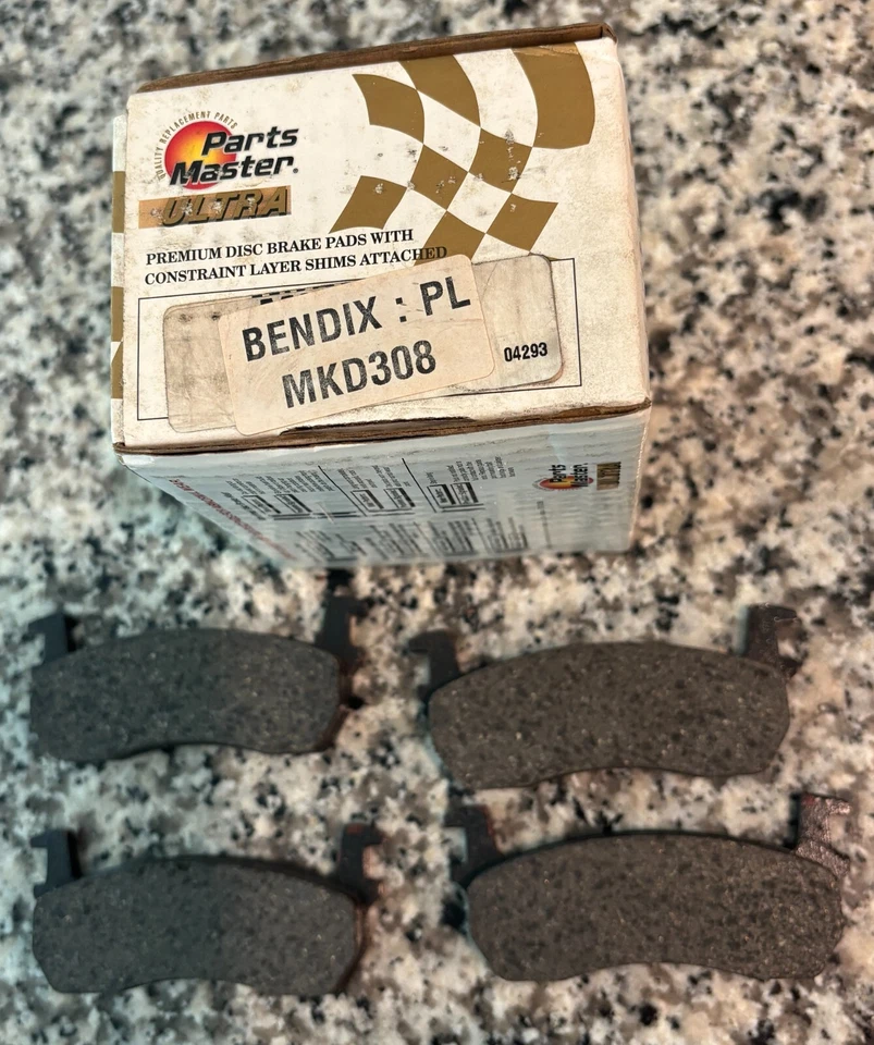 Pastillas de freno semimetálicas MKD308 Bendix para Nissan Micra 1984 a 1991 Foto 1 de 1
