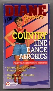 Diane Horner Country Line Dance Aerobics VHS Electric Slide Tush Push 45 mins - Picture 1 of 3