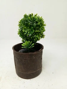 1999's Collectible Iron Hand Crafted Indian Grain Measurement Pot Decor Planter - Picture 1 of 7