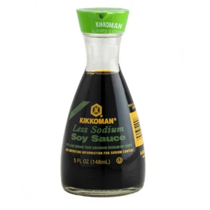 Kikkoman 5 fl. Oz. Traditionally Brewed Less Sodium Soy Sauce - Picture 1 of 5