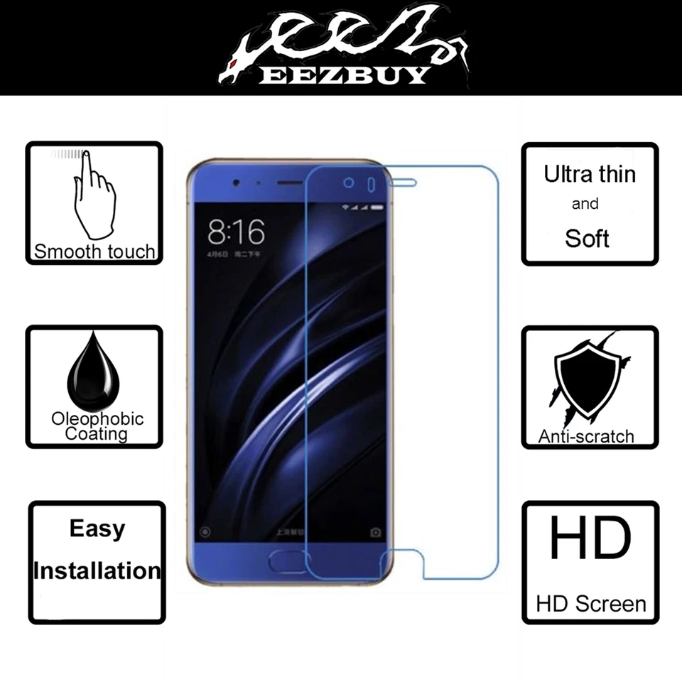 2x Película Protectora de Pantalla LCD TRANSPARENTE HD para Teléfono XiaoMi Mi Redmi Foto 1 de 2