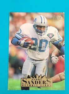 1995 Ultra #107 Barry Sanders Detroit Lions FOOTBALL Card 6A - Picture 1 of 2