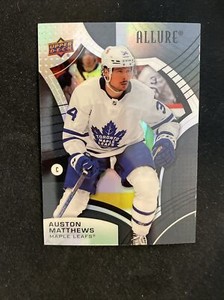 21-22 UD Allure Hockey Black Rainbow 1 Auston Matthews