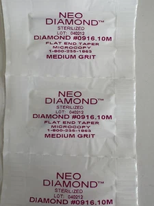 NeoDiamond FG #0916.10 Medium Flat End Taper Diamond Bur QTY 17 - Picture 1 of 2