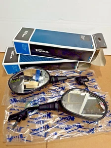 NEW Vicma Left & Right Mirrors EY-624 Yamaha YN50 YN100 Neos Slider MBK Ovetto - Picture 1 of 8