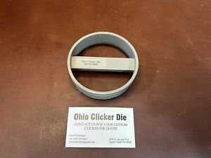 Coaster clicker die - 3.625 diameter round leather clicker die - free shipping
