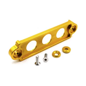 Cerradura de soporte de sujeción de batería de aluminio anodizado dorado Billet para Honda - Imagen 1 de 8