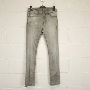 Pantalones de mezclilla para hombre 7 For All Mankind Ronnie W31 L33 SKINNY elásticos tiro bajo etiqueta gris W32 - Imagen 1 de 9