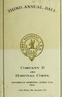 1901 1st Regiment Vermont National Guard Co. B. & Hospital Corps 3rd Ball  *L