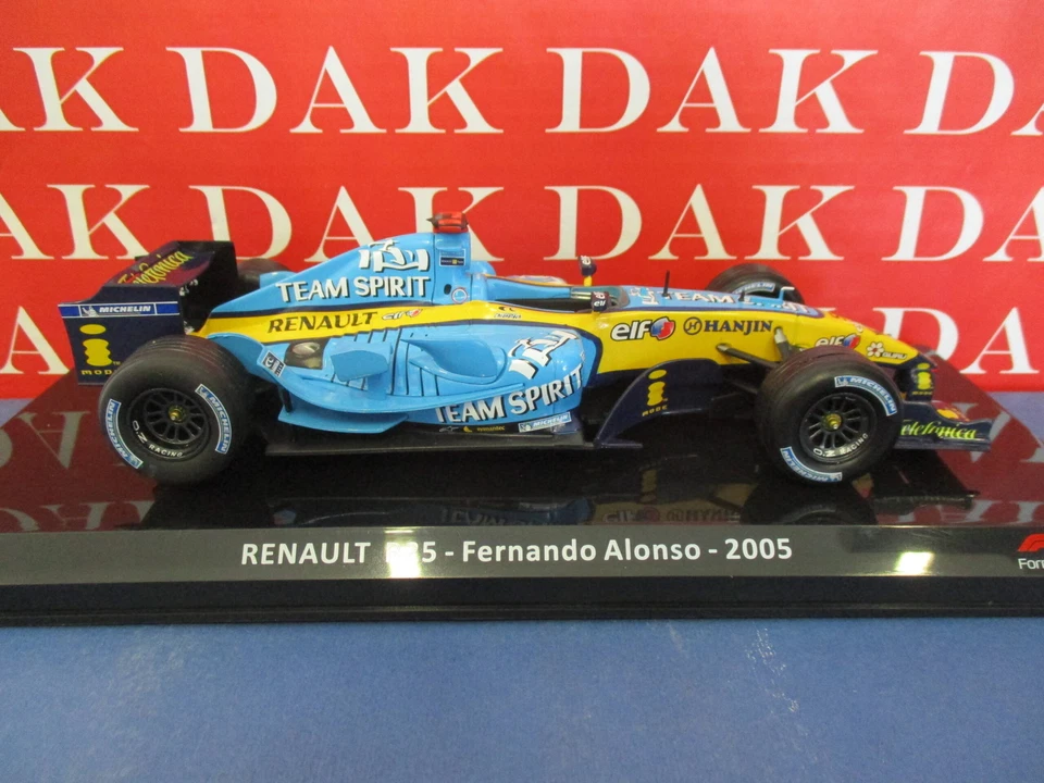 Die cast 1/24 Modellino Auto F1 Renault R25 2005 F. Alonso - Immagine 1 di 4