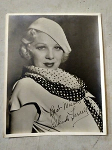 GLENDA FARRELL - US Schauspielerin - Original gedruckte Signatur s/w PORTRAIT - 1930er - Bild 1 von 3