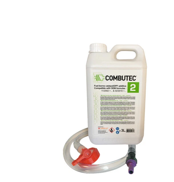 WARM UP COMBUTEC 2 3 Litres Additif FAP Cérine 176 ou Infine 7995 Vert kit de Remplissage (CBT2-3)