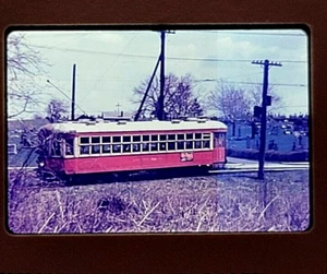 Pennsylvania Electric Trolley Car #901 Lehigh Valley Transit 35mm PhotoSlide Vtg - Picture 1 of 5