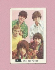 1967 Dutch Gum Card Black Square #14 Bee Gees