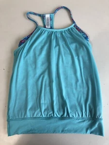 BLUE TEAL IVIVVA TANK TOP GIRLS YOUTH SIZE 12 - Picture 1 of 5