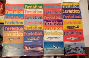 Lot d 23 x Revue magazine " l'encyclopédie illustrée de l'aviation " ATLAS AVION - Imagen 1 de 24