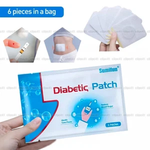 6Pcs Diabetic Patch Stabilizes Blood Sugar Balance Glucose Plaster Health Body - Picture 1 of 12