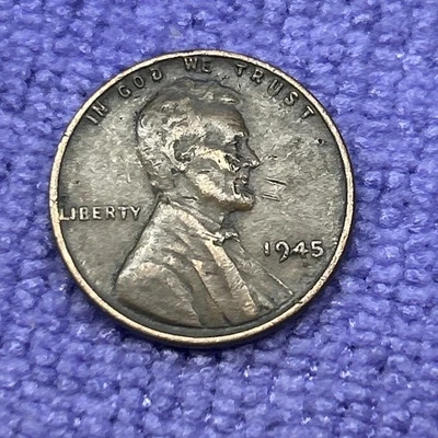 1945 P WHEAT Errors OBVERSE On Lincoln’s Face OTHER Defects REVERSE Errors  - Image 1 of 4