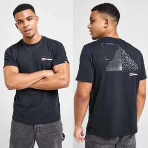 Berghaus Mens Mountain Coordinates T-shirt Casual Short Sleeve Graphic Tee Top - Picture 1 of 5