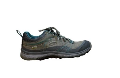 Keen Mujer Terradora Zapatos de Senderismo Gris Impermeable Cuero Talla 6- Trail -*LEER* Foto 1 de 4