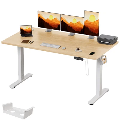 Höhenverstellbarer schreibtisch Steh-Sitz-Schreibtisch Intelligentes Bedienfeld - Bild 1 von 4